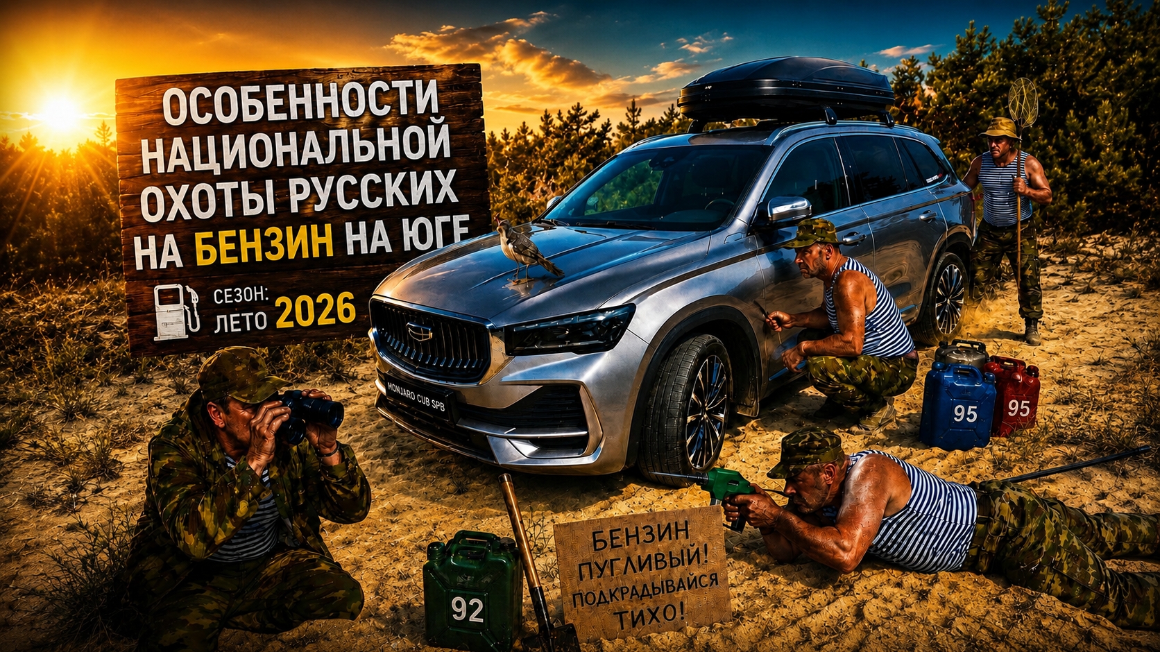 Особенности национальной охоты на бензин на юге России: есть ли топливо? Цена? Очереди на бензином смотреть онлайн
