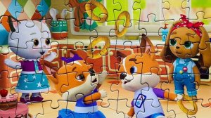 КОШЕЧКИ - СОБАЧКИ - СОБИРАЕМ ПАЗЛЫ ДЛЯ ДЕТЕЙ