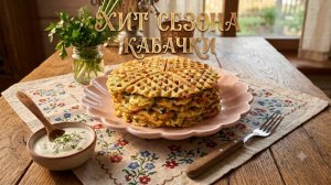 КАБАЧКОВЫЕ ВАФЛИ! Вафли из цукини/кабачков с сыром! Как вкусно приготовить кабачки!
