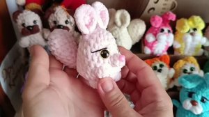 вязоблог. 6 неделя. Зайки, котики, шиншилы и паучки!