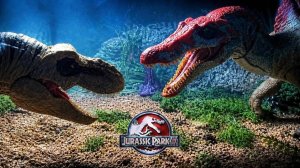 Spinosaurs Vs T-Rex Stop Motion Jurassic Park 3 Hammond Collection Spinosaurus Stop Motion