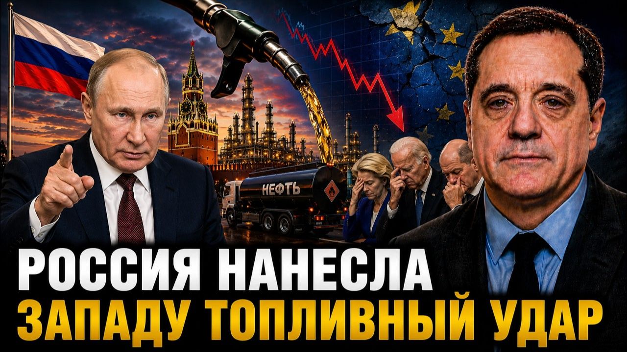 РОССИЯ НАНЕСЛА ЗАПАДУ ТОПЛИВНЫЙ УДАР