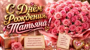 С Днём Рождения, Татьяна!  Слова от Души
