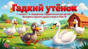 🦆🦢✨ «Гадкий утёнок» — сказка Г. Х. Андерсена | Аудиосказка для детей | История о красоте души