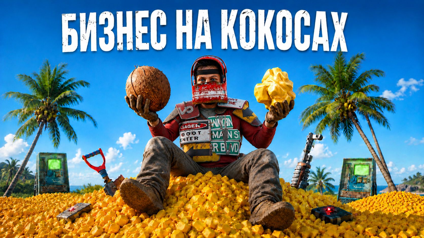 СЕРНЫЙ БИЗНЕС на КОКОСАХ! Заработал МИЛЛИОН СЕРЫ за сутки в Rust/Раст смотреть онлайн