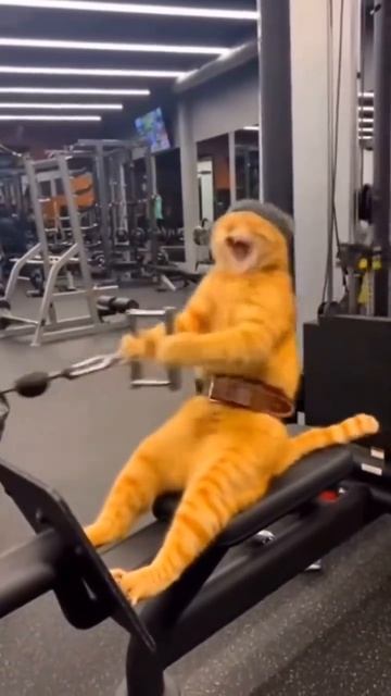 Кот в качалке