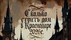 СКОЛЬКО СТОИТ ДОМ В КРАСНОДАРЕ 2026 ГОД