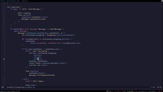 Building a Changelog Generator for the Imminent 0.13 Release of Iced at Rust