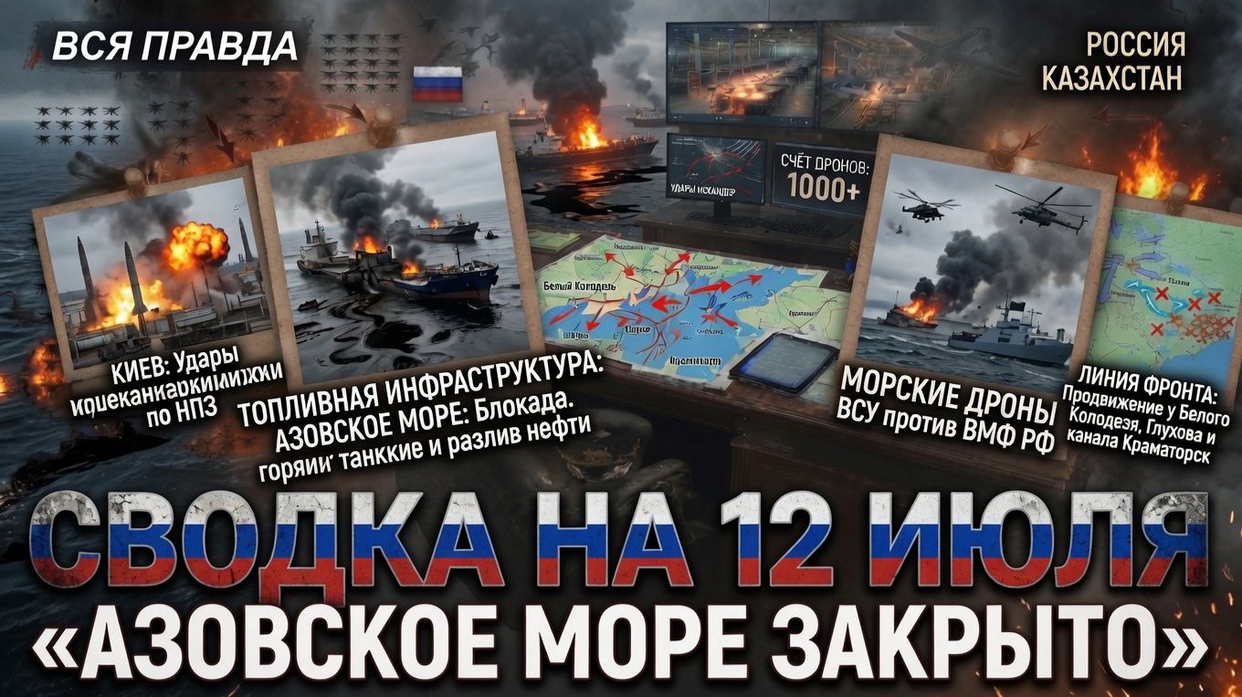 СВОДКА БОЕВЫХ ДЕЙСТВИЙ НА 12 ИЮЛЯ, КАРТА СВО СЕГОДНЯ, НОВОСТИ , СВО НА УКРАИНЕ 2026 ЮРИЙ ПОДОЛЯКА