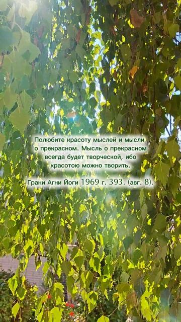 Грани Агни Йоги. Полюбите красоту мыслей