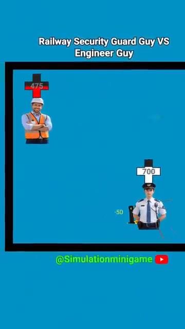Railway Security Guard Guy vs Engineer Guy spennTF2gamesimulation