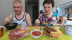 Мукбанг ВОСПИТЫВАЮ мужа и прививаю ему хорошие МАНЕРЫ! Что ДОЛЖНО было произойти, ПРОИЗОШЛО! Обед