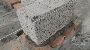 Кладка УГЛА из Пустотелых Цементно-Песчаных блоков своими руками Строим Дом-Бюджет эконом