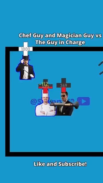 Chef and Magician Guy vs The Guy in Charge