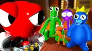 РАДУЖНЫЕ ДРУЗЬЯ — ПРЕВРАТИЛИСЬ В ДЕТЕЙ?! | Poppy Playtime/Rainbow Friends — Анимации на русском