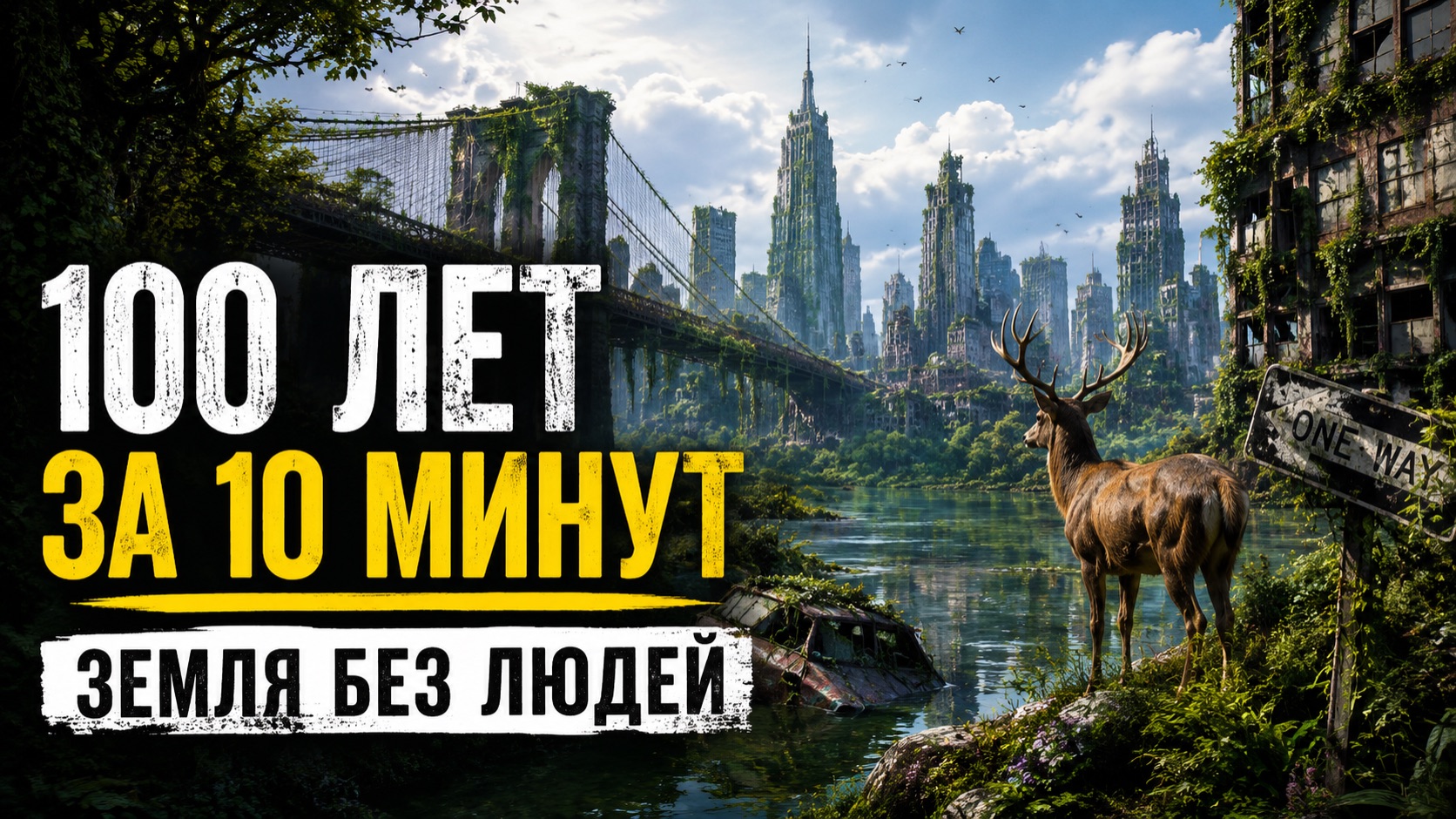 100 ЛЕТ за 10 МИНУТ: Земля без людей | Документальное Кино