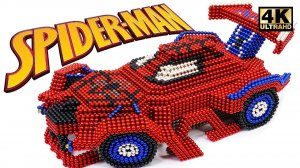 ЧЕЛОВЕК ПАУК - АВТОМОБИЛЬ ИЗ МАГНИТОВ | SPIDER MAN MARVEL
