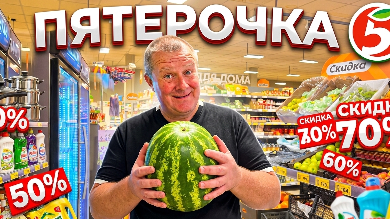 ПЯТЕРОЧКА🛒ОЧИЩАЕМ МАГАЗИН ОТ ПРОСРОЧКИ😱ПОНАБРАЛИ чёрти чё🤯 смотреть онлайн