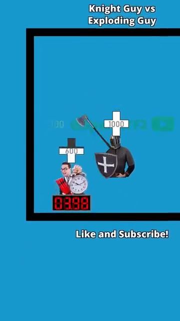 Knight Guy vs Exploding Guy