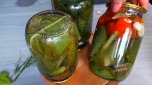Эти маринованные огурцы на зиму просто чудо! Хрустящие и ароматные