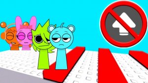 СПРУНКИ ПИНКИ, СКАЙ, ОВАККС И ОРЕН ПРОШЛИ ОББИ БЕЗ ПРЫЖКОВ В ROBLOX | ИНКРЕДИБОКС СПРУНКИ