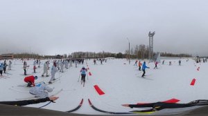Лыжня России Рязань 2026, панорамное видео insta 360, 1 часть