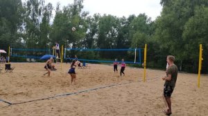 Пляжный волейбол. Девушки. Комментарий от Киры Рогожкиной