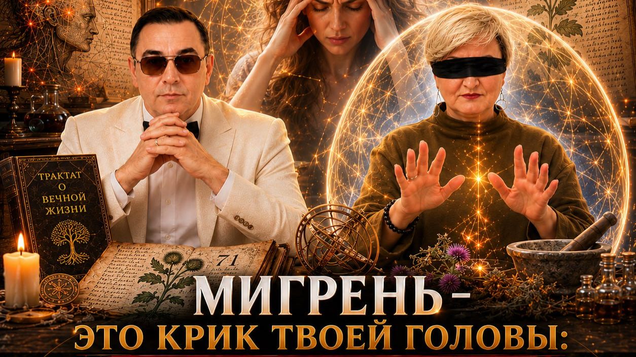 ПСИХОСОМАТИКА МИГРЕНИ - ИЛОНА И АЛХИМИК ГЕКТОР( манускрипт Войнича)