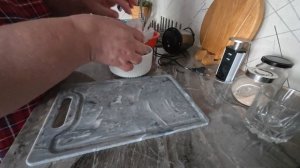 Котлеты из минтая и винегрет