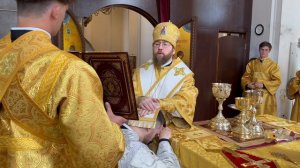 МИТРОПОЛИТ ИГНАТИЙ СОВЕРШИЛ ХИРОТОНИЮ ВО ДИАКОНА АНТОНИЯ МИХАЙЛОВА (12.07.2026)