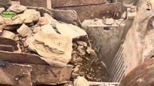 Строительство, дробление щебёнки