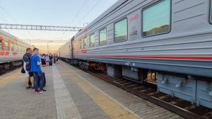 ЭП1М-270 С ПОЕЗДОМ №287М МОСКВА-НОВОРОСИЙСК ОТПРАВЛЯЕТСЯ СО СТАНЦИИ ПРОТОКА