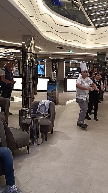 MSC WORLD EUROPA. Проводы с лайнера