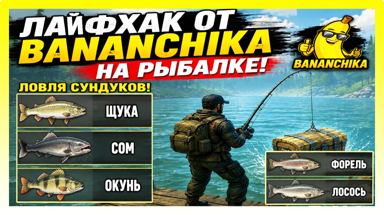 ЛАЙФХАК ОТ Bananchika НА РЫБАЛКЕ! ЛОВЛЯ СУНДУКОВ НА РЫБАЛКЕ / Last Day on Earth: Survival №449