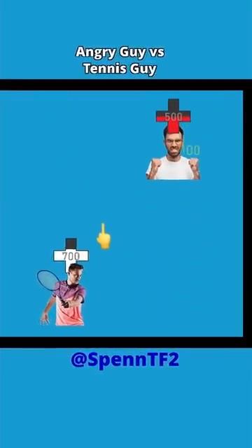 Angry Guy vs Tennis Guy