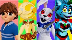 МИШКА ФРЕДДИ — ИГРЫ В ПЯТНАШКИ! FNaF Security Breach — Анимации на русском