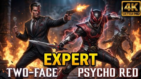 Игра за Двуликого & Психо-Красный в Mortal Kombat 9 на PC Expert в 4K 60 FPS
