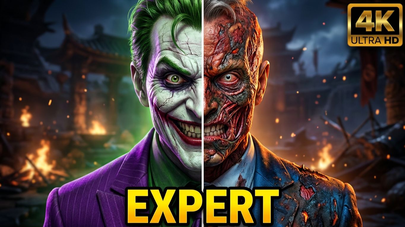 Playing as Joker & Two-Face in Mortal Kombat 9 on PC Expert in 4K 60 FPS смотреть онлайн
