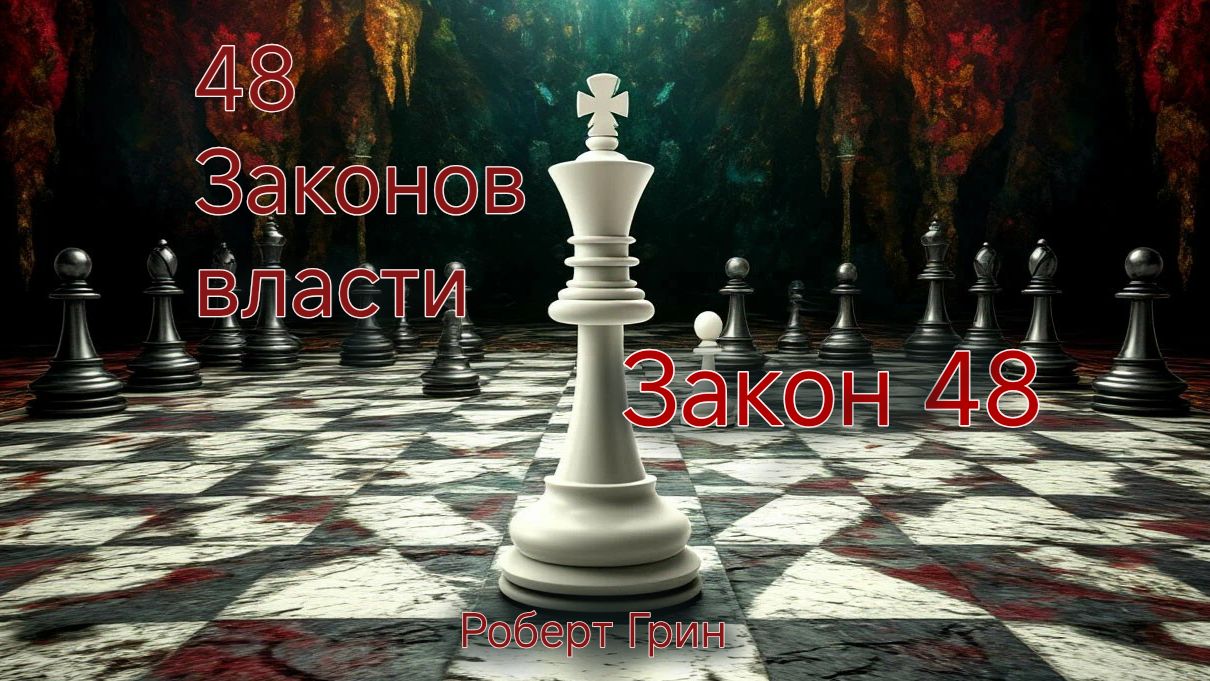 Аудиокнига 48 законов власти | автор Роберт Грин Закон 48 смотреть онлайн