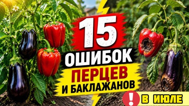 Из-за этих 15 ошибок урожая перцев и баклажанов не будет! Из-за этих 15 ошибок урожая перцев и баклажанов не будет!
