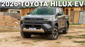 Новый пикап Toyota Hilux EV (BEV) 2026 года. Обзор тест драйва по бездорожье