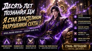 После десяти лет практики ци он возглавил разрушенную секту и бросил вызов Небесному царству.