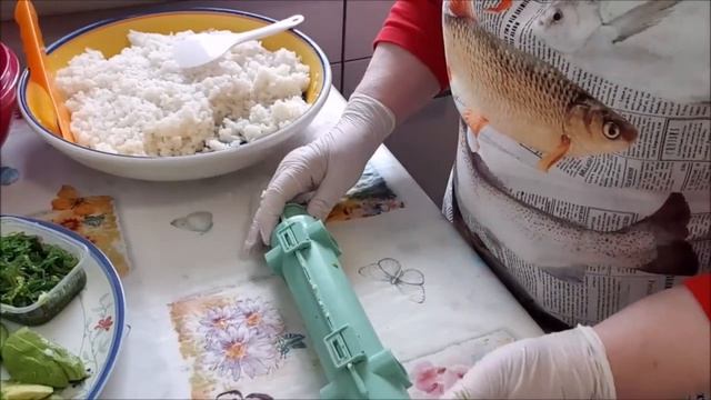 Суши !Салат!Как обещала Suchi Maker Bazooka! Домашняя еда Кухня Рецепты #еда смотреть онлайн
