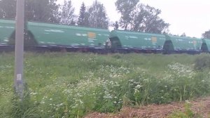 грузовой поезд на моей деревне