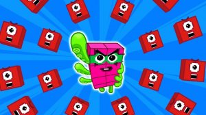 СУПЕРГЕРОЙ ЧИСЛОБЛОК 8 В ГИГАНТСКОМ ЛАБИРИНТЕ ПРОКАЧКИ | ИГРОВАЯ АНИМАЦИЯ