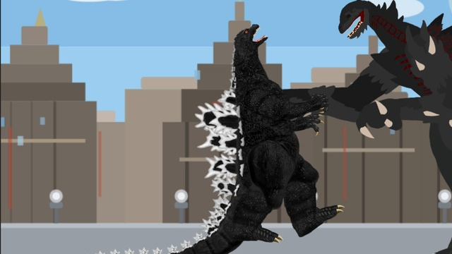 Hakaishin Godzilla vs heisei Godzilla (part 1) Distoro arena смотреть онлайн