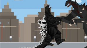 Hakaishin Godzilla vs heisei Godzilla (part 1) Distoro arena