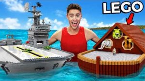 Тестируем гигантские лодки ЛЕГО!