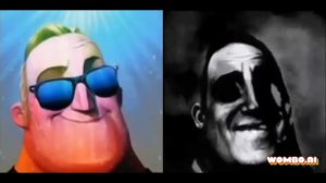 Mr incredible becoming canny and uncanny singing wombo ai combos