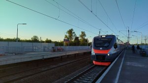 Электропоезд ЭП2Д-0183 ЦППК разъезд Орудьево 20.06.2026